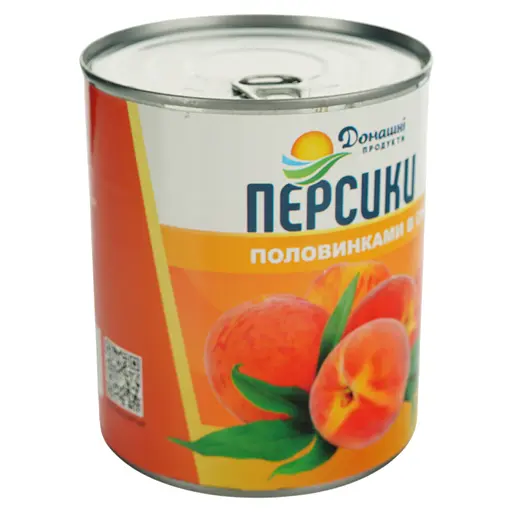 Персики Домашні продукти половинки в сиропі 820 г - фото 2