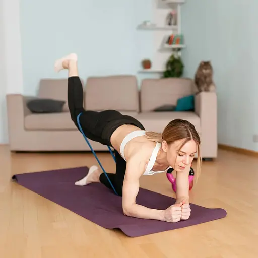 Набор резинок для фитнеса Gymtek 0,5-30кг синий - фото 7