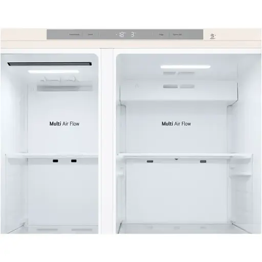 Холодильник LG SBS 179x91х74 холод.отд. 422 л мороз.отд. 236 л 2дв. А+ NF инв. диспл внутр. бежевый - фото 7