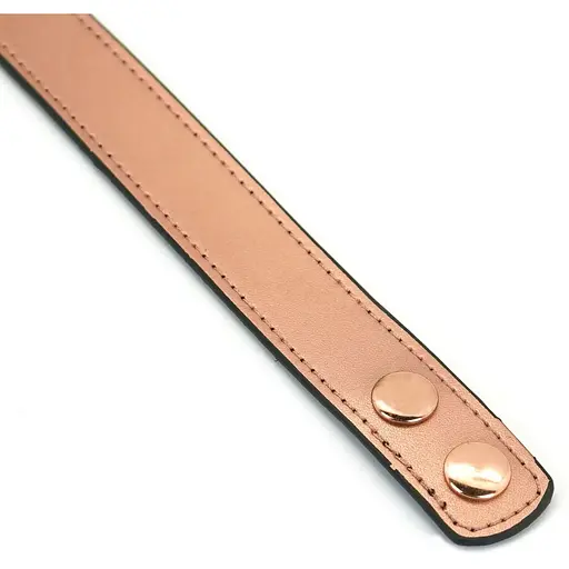 Нашийник із затискачами для сосків Liebe Seele Rose Gold Memory Collar With Nipple Clamps - фото 6