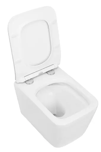 Унитаз подвесной Volle Libra S Rimles 13-41-160S с сидением Soft Close Slim, Белый - фото 2
