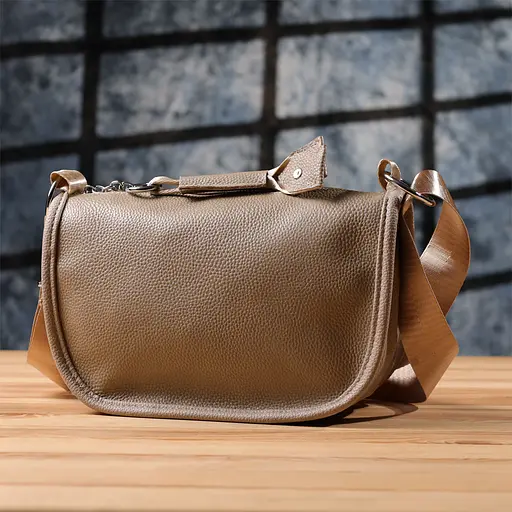 Полукруглая сумка для женщин Vintage из натуральной кожи 26х15х12 см sum0027614 - фото 10