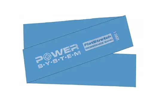 Стрічка-еспандер для спорту та реабілітації Power System PS-4121 Flat Stretch Band Level 1 Blue 5-15 кг (PS_4121_Blue) - фото 4