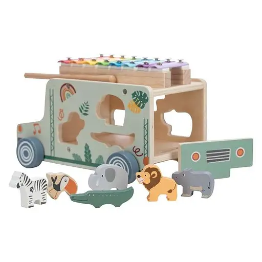 Дерев`яна вантажівка FreeON з ксилофоном, multicolour - фото 7