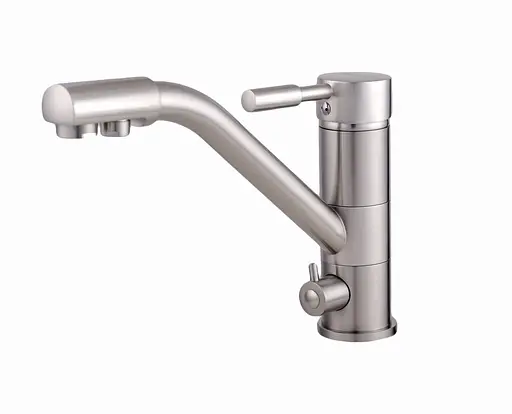 Змішувач для кухні під осмос Globus Lux GLLR-0555-8-St Steel Хром матовый - фото 1