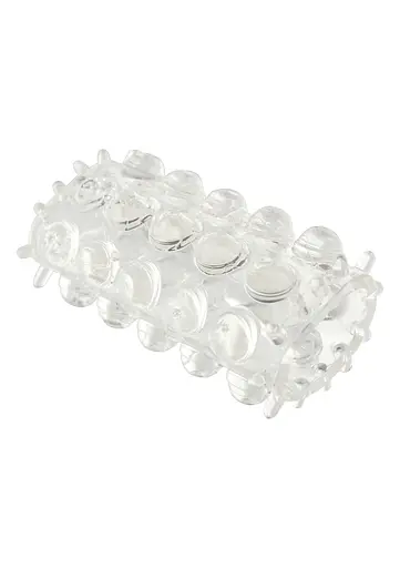 Насадка на пенис Toy Joy Power Stretchy Sleeve 6.5 см прозрачный - фото 2