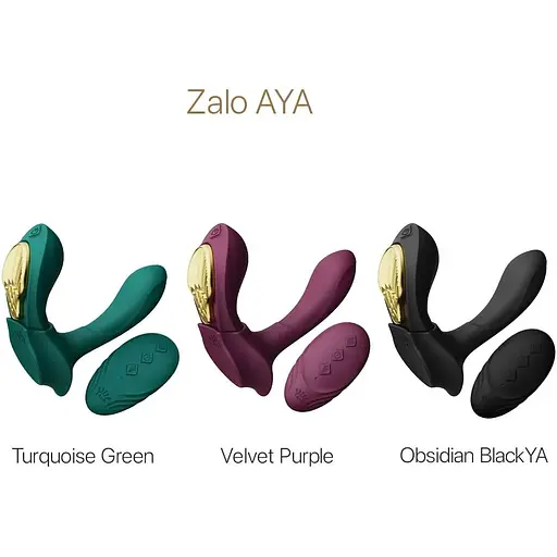 Смарт-вибратор в трусики Zalo - AYA Obsidian Black - фото 8