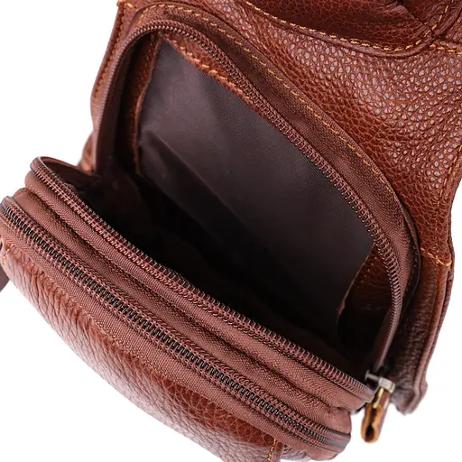 Чоловіча сумка через плече з натуральної шкіри Vintage 40х14х6 см sum0027507 - фото 8