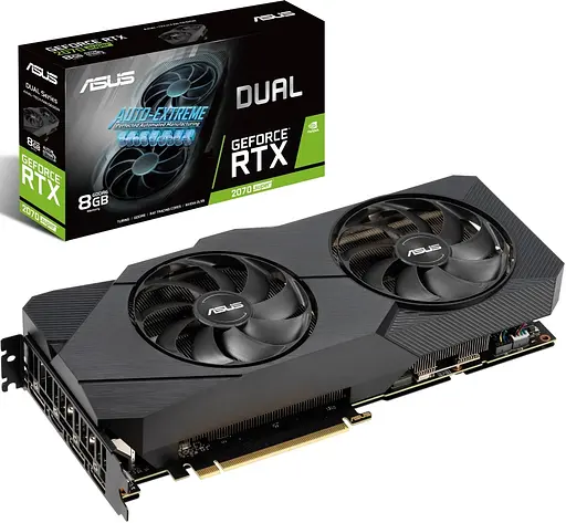 Видеокарта ASUS RTX 2070 8Gb Super Dual Evo OC (DUAL-RTX2070S-O8G-EVO) (GDDR6, 256 bit, PCI-E v3.0) Б/у - фото 7