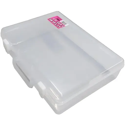 Коробка Meiho Attache A4 Case 330x260x85mm Clear - фото 1