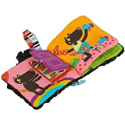 М’яка книжка-іграшка Ebulobo Вдягни вовка 15 см (E10043) - фото 2