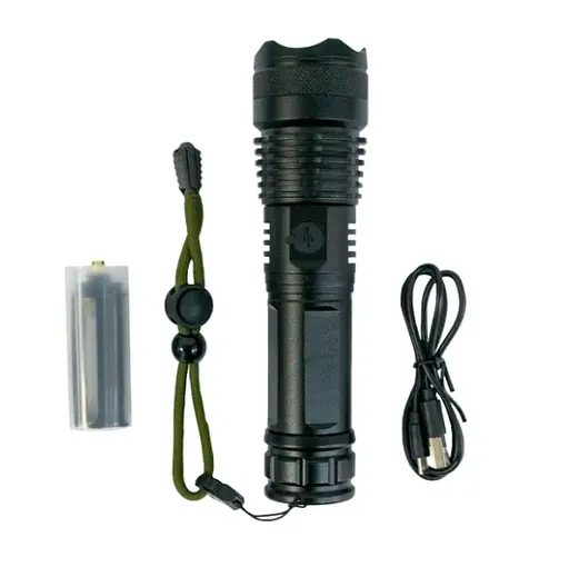 Тактический фонарь X-Balog BL-X71-P90 мощный светодиодный аккумуляторный LED - фото 4