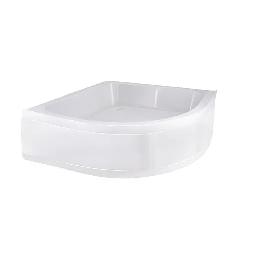 Душевая кабина Latwa SC90x90. SAT.MID.FR полукруглая, стекло Frost 4 мм + душевой поддон KAPIELKA ST90x90x26, с панелью Lidz, универсальная, хром матовый, глубина более 20 см - фото 12