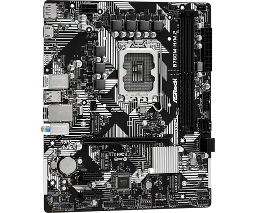 Mатеринська плата ASRock B760M-H/M.2 LGA 1700 (B760M-H2/M.2) - фото 2