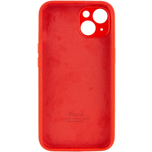 Чохол Epik Silicone Case Full Camera Protective (AA) для Apple iPhone 14 (6.1) Червоний/Red - фото 2