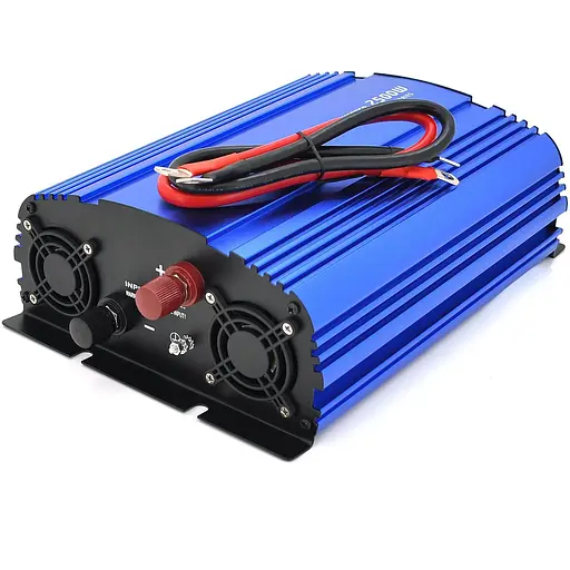 Инвертор напряжения Tommatech MS-2500, 24V/220V, 2500W с апроксимированной синусоидой, 2Shuko, USB, 2xклемные провода, 10 предохранителей, Q2 - фото 2