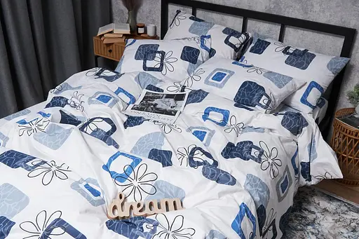 Комплект постільної білизни Moon&Star Бязь Gold Люкс Silky Touch сімейний 160х220х2 наволочки 2х50х70 - фото 5