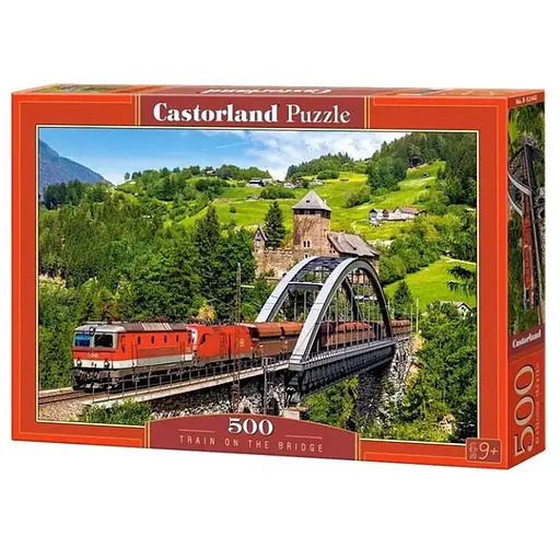 Пазл Castorland puzzle Поезд на мосту, 500 эл. (B-52462) - фото 1