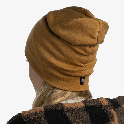Шапка Buff Merino Heavyweight Beaney Solid Mustard (1033-BU 111170.118.10.00) - фото 7