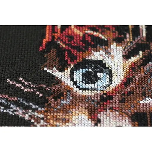 Набор для вышивки крестиком "Пушистик" AH-062 30х35 см - фото 5