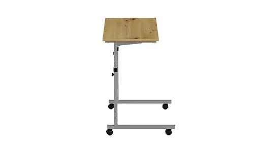 Стіл приставний Ferrum-decor Аміго 62x60x40 метал Сірий ДСП Дуб Артізан 16мм (FRD-102545)