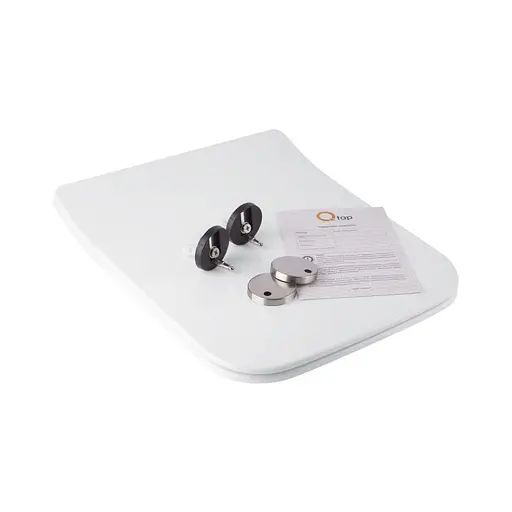 Сиденье для унитаза Qtap (Crow) с микролифтом Slim QT0599SC2170W, Белый - фото 7