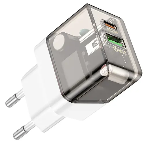 Мережевий зарядний пристрій Borofone BA80A Scenery PD20W+QC3.0 - фото 2