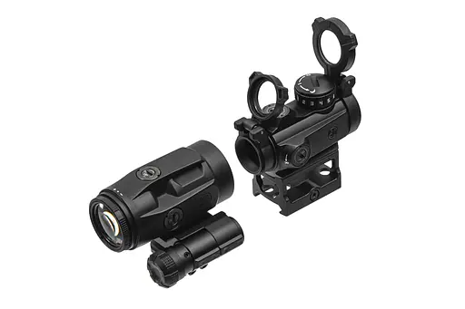 Комплект Sig Optics колiматор ROMEO-MSR 2 MOA RED DOT та магнiфер JULIET3-MICRO 3X22MM - фото 2