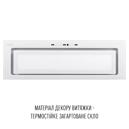 Вытяжка полновстраиваемая Perfelli Design Vision 9 Bianco Silenzio - фото 3