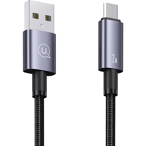 Кабель Usams US-SJ668 USB-A to Micro-USB 2A 1.2m Tarnish [138994] - фото 2