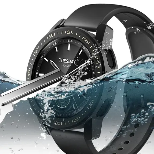 Защитный чехол Tamister для смарт-часов Xiaomi Watch S3 с пленкой темно-серый - фото 6