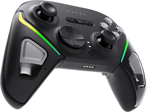 Беспроводной геймпад Ajazz GP100S RGB с зарядной станцией черный (GP100S-B) - фото 6