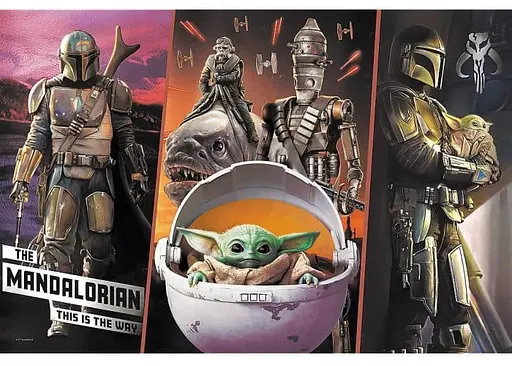 Пазл Trefl Таємничий Малюк Йода Мандалорець 300 ел. (23002) - фото 2