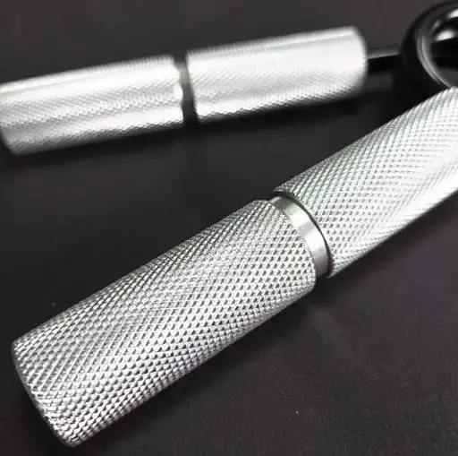 Еспандер-ножиці PowerPlay алюмінієвий 4322 (112 кг) Hand Grip Срібний (PP_4322_112kg) - фото 6