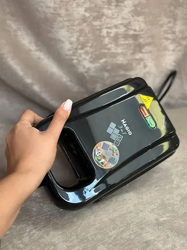 Сэндвичница 3 в 1 Magio MG-363 бутербродница гриль вафельница Черный 570 Вт - фото 8