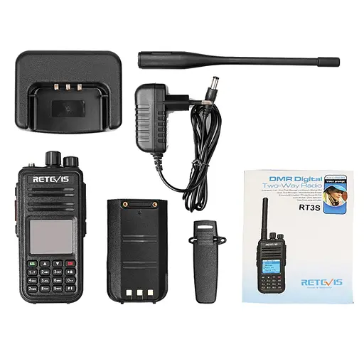 Цифрова рація з шифруванням 2-х діапазонна з аналоговим режимом 5 Ватт Retevis RT3S DMR (100891) - фото 7