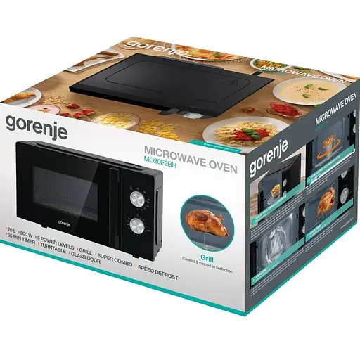 Мікрохвильова піч Gorenje MO20E2BH (00000049983) - фото 7