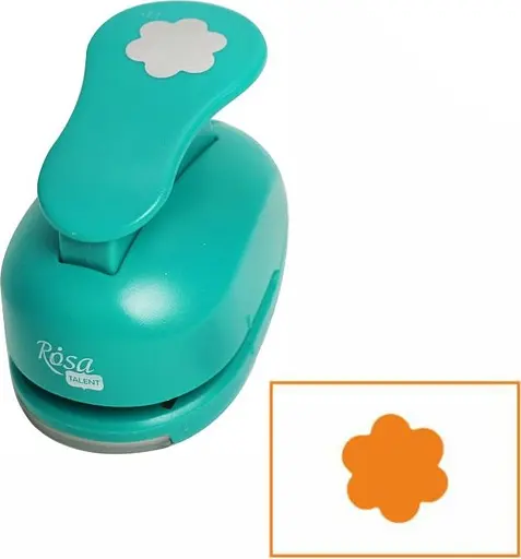 Фигурный дырокол Цветок 1 3,8см Rosa Talent