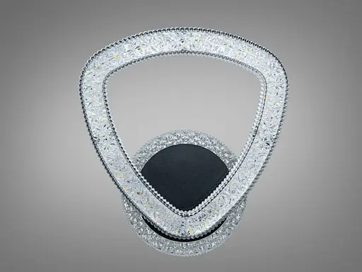 Світлодіодне бра Romin чорне 17 Вт з ланцюжком кругле - фото 4