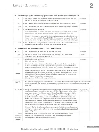 Schritte international Neu 1. Lehrerhandbuch - фото 11