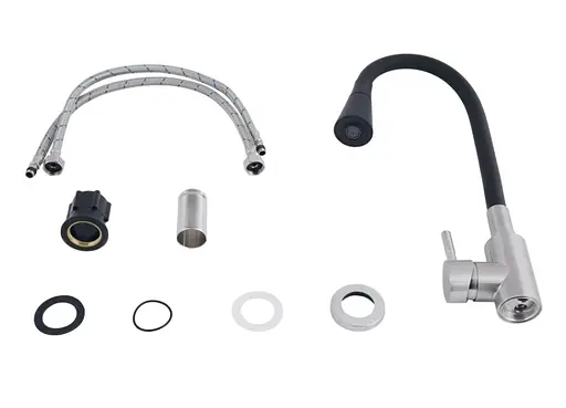 Змішувач для кухні Lidz Aria 015F31 з гнучким виливом LDARI015F31BNK31872 - фото 3