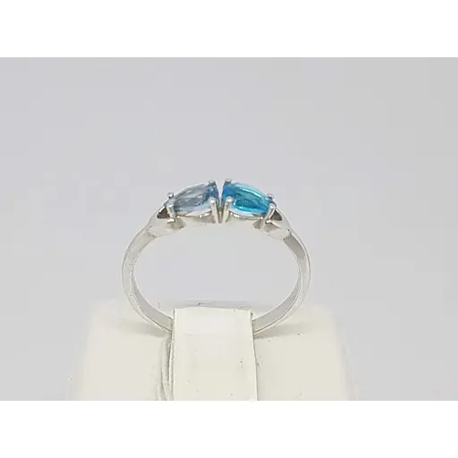 Срібне кільце Агні Банес з кварцом. 1345/1Р-QLB 17,5 - фото 4