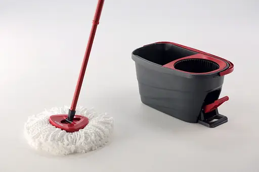 Уценка. Набор для уборки Vileda Turbo Smart швабра и ведро с отжимом (4023103208476) - фото 3