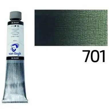 Фарба олійна VAN GOGH (701) Чорна слонова кістка 200 мл Royal Talens - фото 1