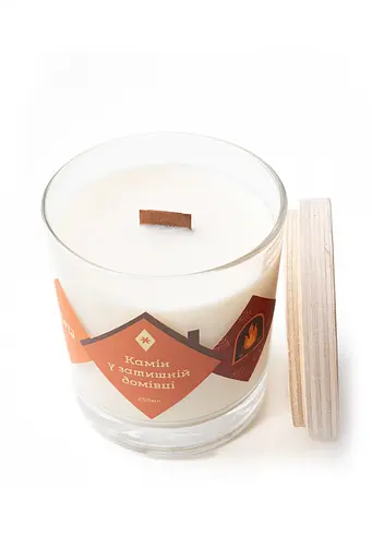 Камін у затишній домівці 250 мл 30 год Стандартні Соєвий віск - фото 2