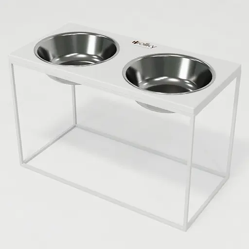 Hollky Base XXL40 — миски на підставці для дуже великих собак (2 × 2,8 л) - фото 2