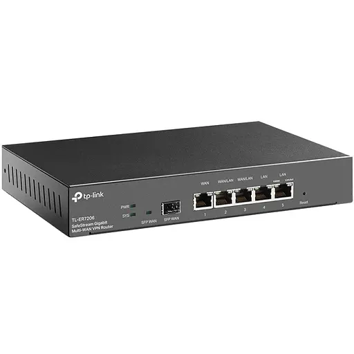 Мультисервісний маршрутизатор TP-LINK ER7206 2xGE LAN 1xGE WAN 2xGE LAN 1xSFP VPN Omada - фото 2