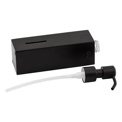 Дозатор для рідкого мила Qtap Liberty BLM 1152-2, Чорний матовий - фото 3