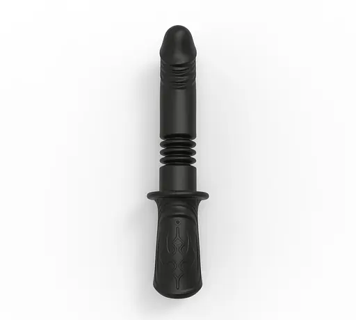 Вібратор B - Series Cute Thrusting 27.5 см (чорний) - фото 3