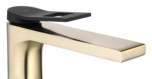 Смеситель для умывальника Rea Soul высокий brushed gold REA-B9961 Золотой - фото 2